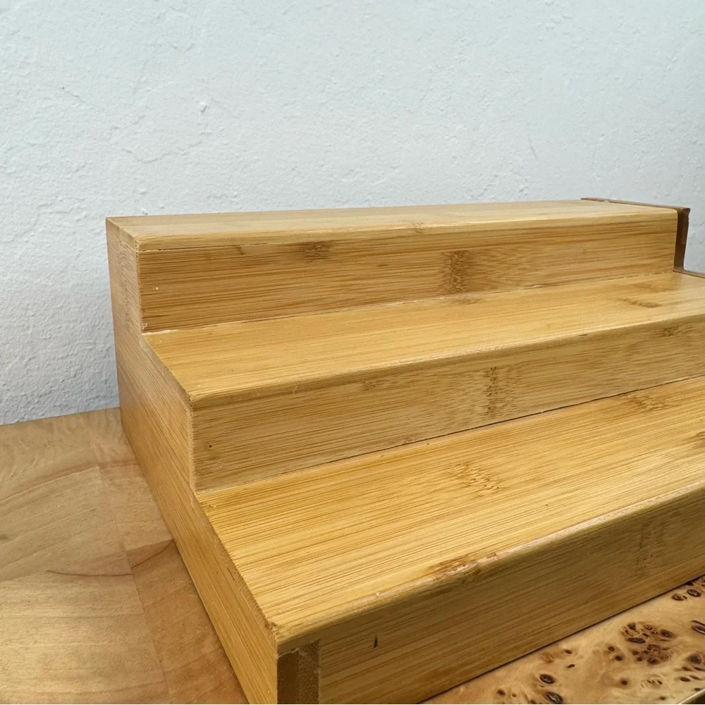 3-Tier Bamboo Expanding Spice Shelf The Container Store $40